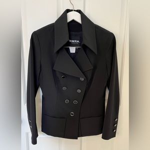 Votre Nom Collection Black Skirt Suit. Jacket size 2, skirt size 4.